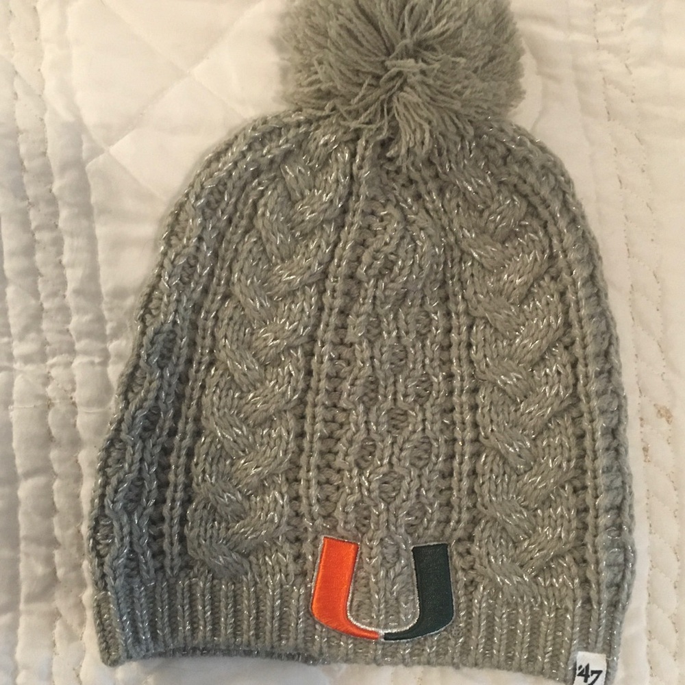 Miami Hurricanes Pom beanie